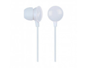 Gembird MHP-EP-001-W  -Candy- - White, In-ear earphones,1.2 m, 3.5 mm stereo audio plug, box packing